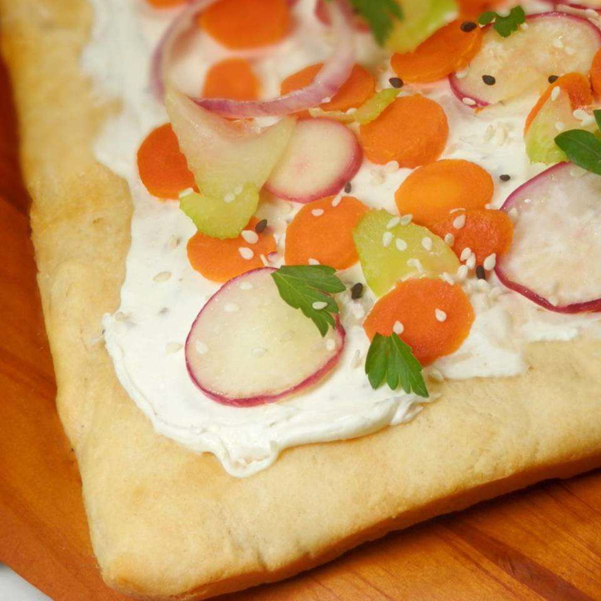 Easy Crescent Roll Vegetable Pizza Recipe