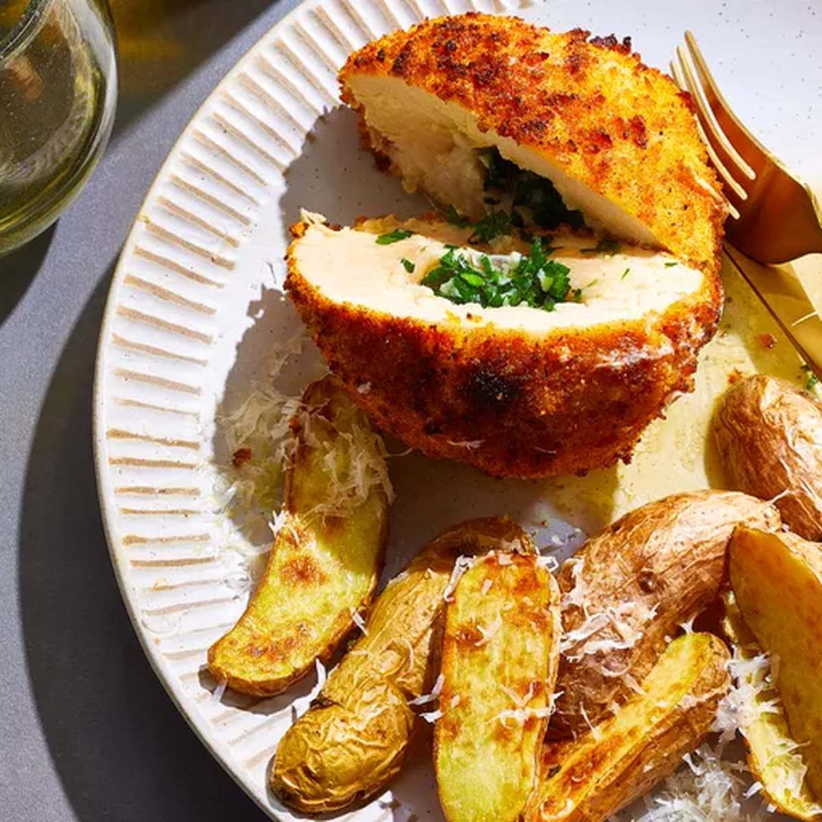 Crispy Air Fryer Chicken Kiev Recipe