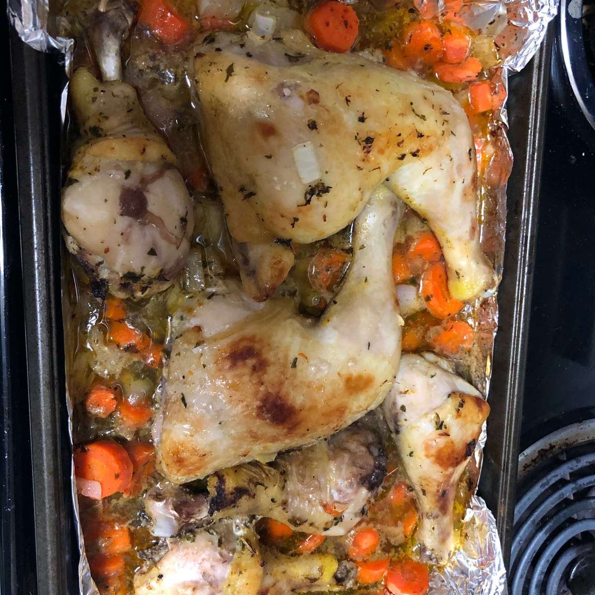 Easy Garlic and Basil Baked Chicken Thighs Recipe