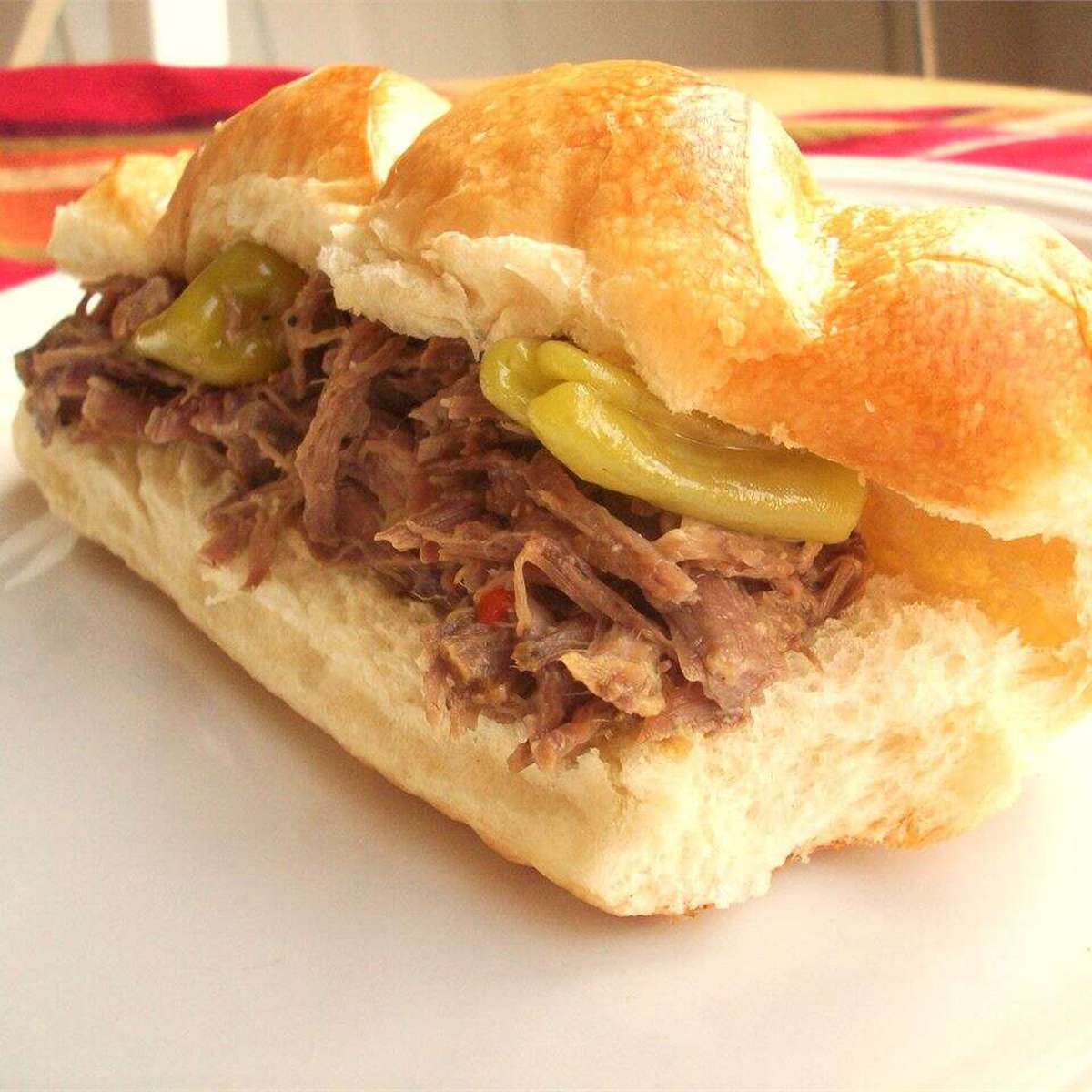 Easy Slow Cooker Italian Beef Recipe