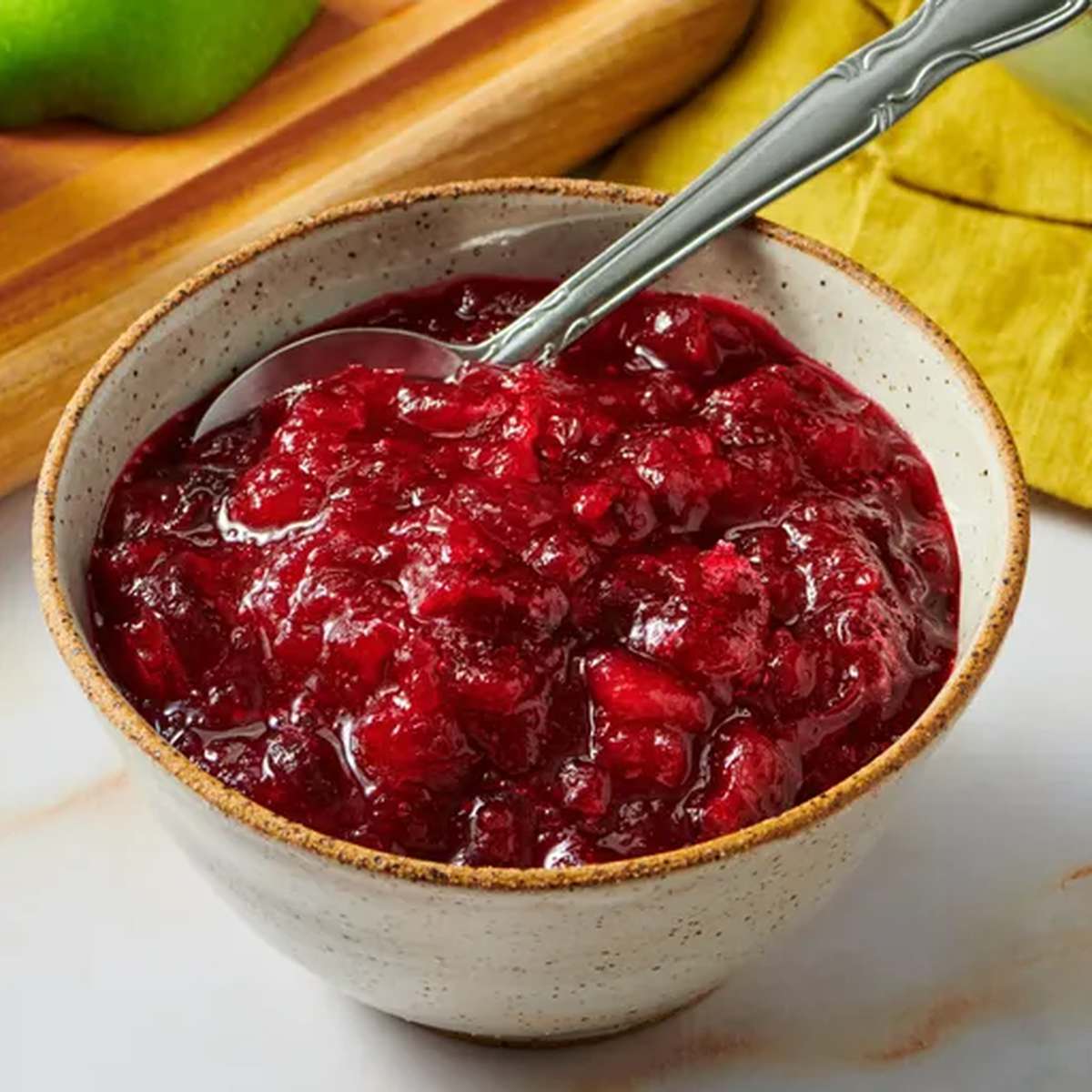 Easy Cranberry Sauce Recipe with Apples