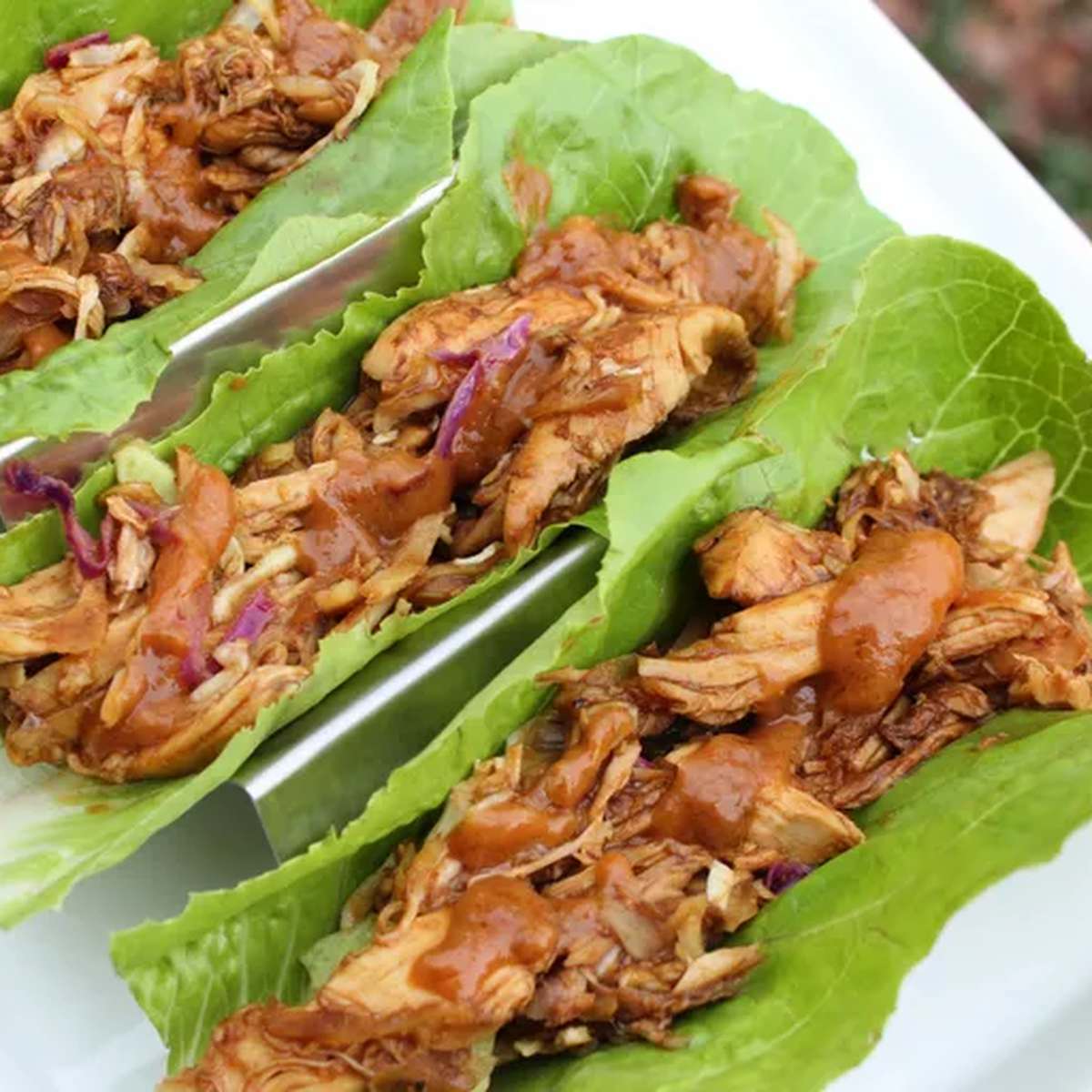 Easy Thai Chicken Lettuce Wraps Recipe