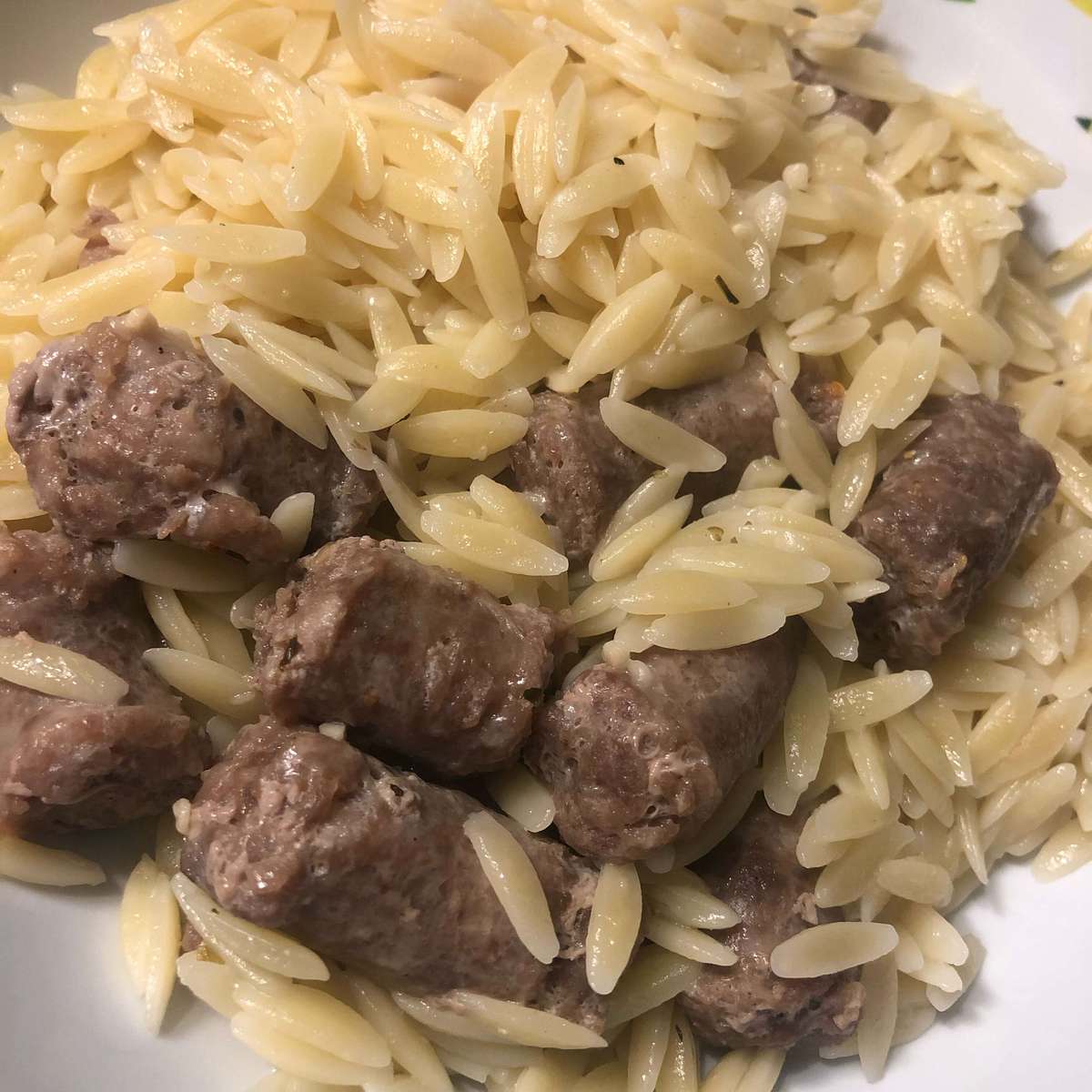 Parmesan Garlic Orzo Pasta Recipe