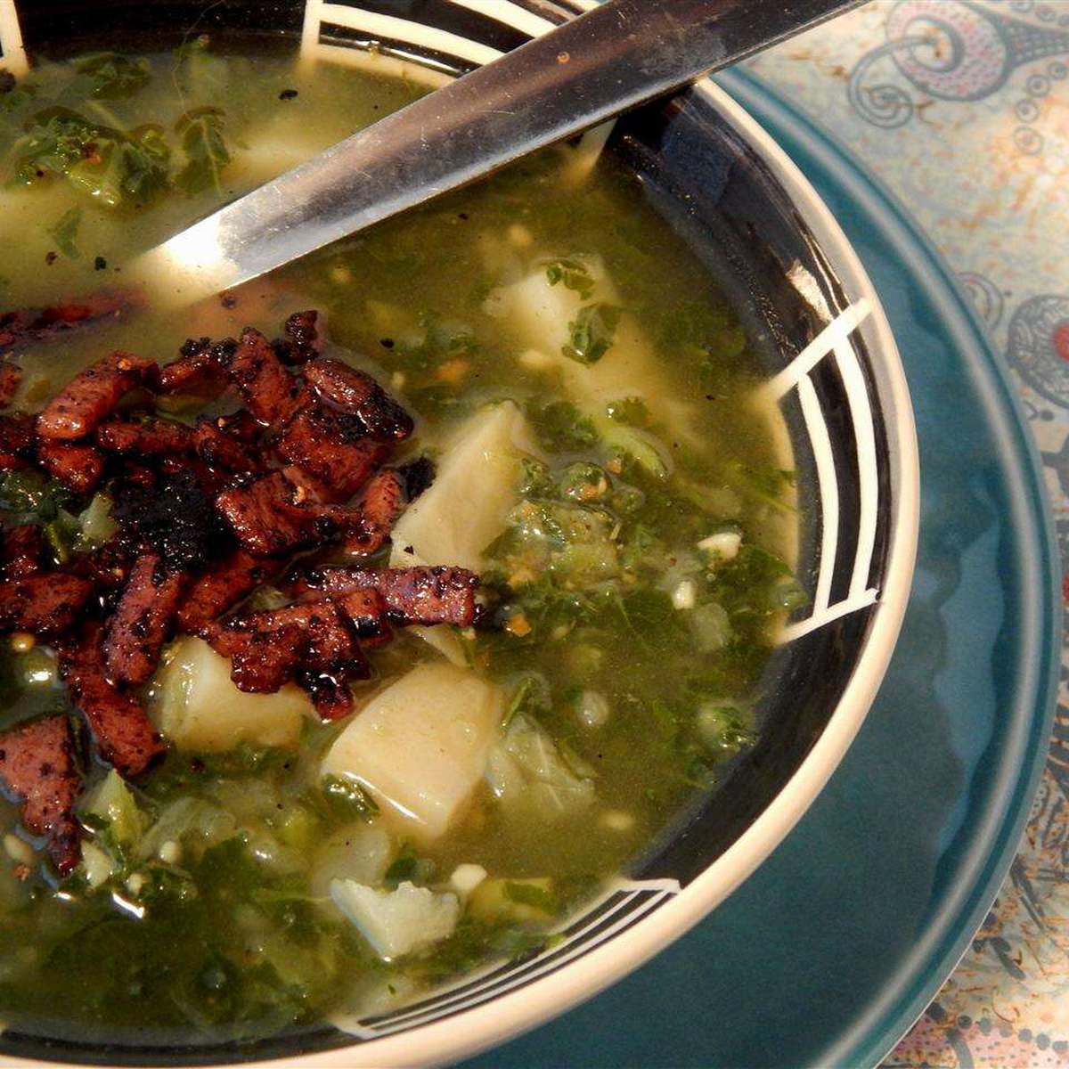 Refreshing Chilled Kale and Potato Soup Recipe