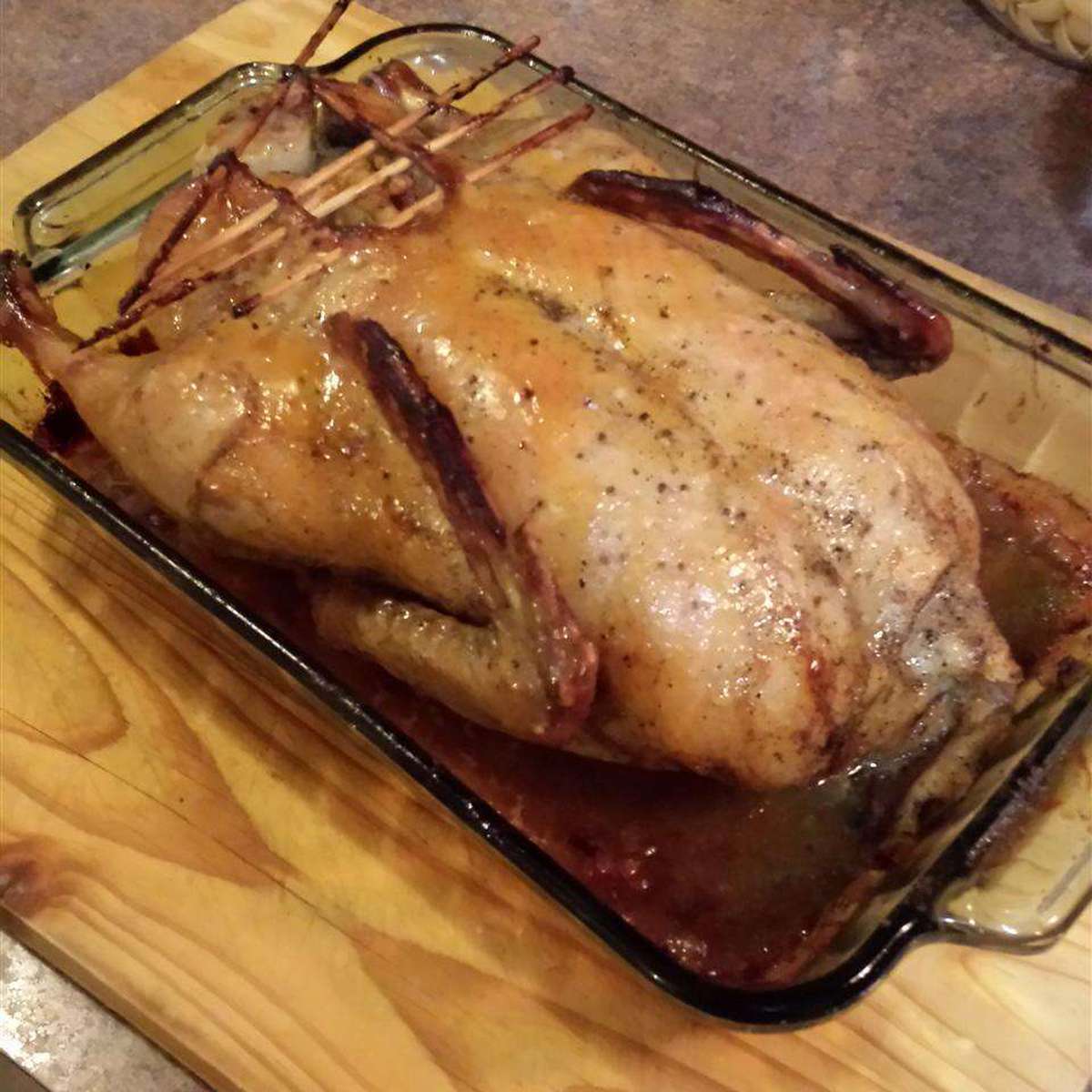 Delicious Roast Duck Recipe with Apple Dressing