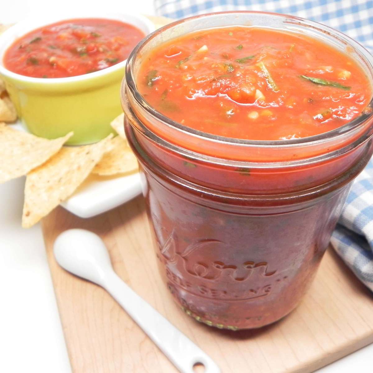 Easy Instant Pot Canned Tomato Salsa Recipe