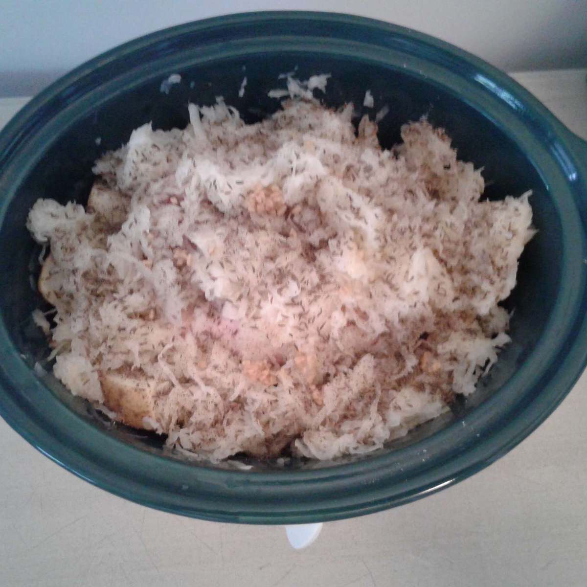 Easy Slow Cooker Pork Roast with Sauerkraut and Potatoes Recipe