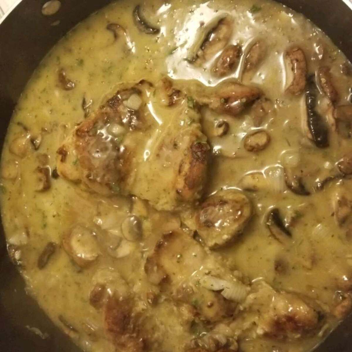 Savory Turkey Thighs in Rich Brown Sauce Recipe