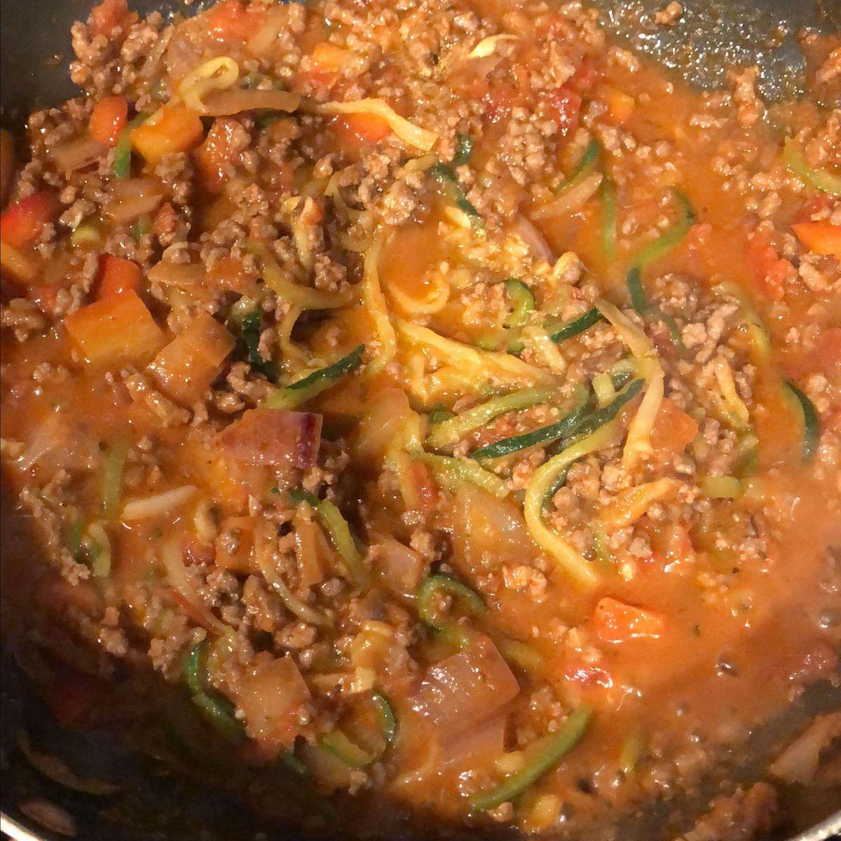Zucchini Noodles with Bolognese Sauce