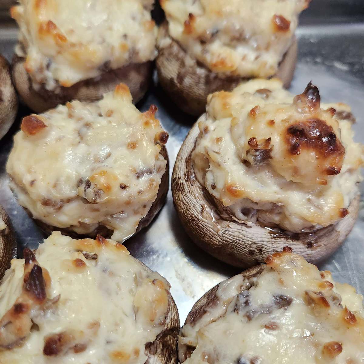 Easy Cream Cheese Stuffed Mushrooms Recipe
