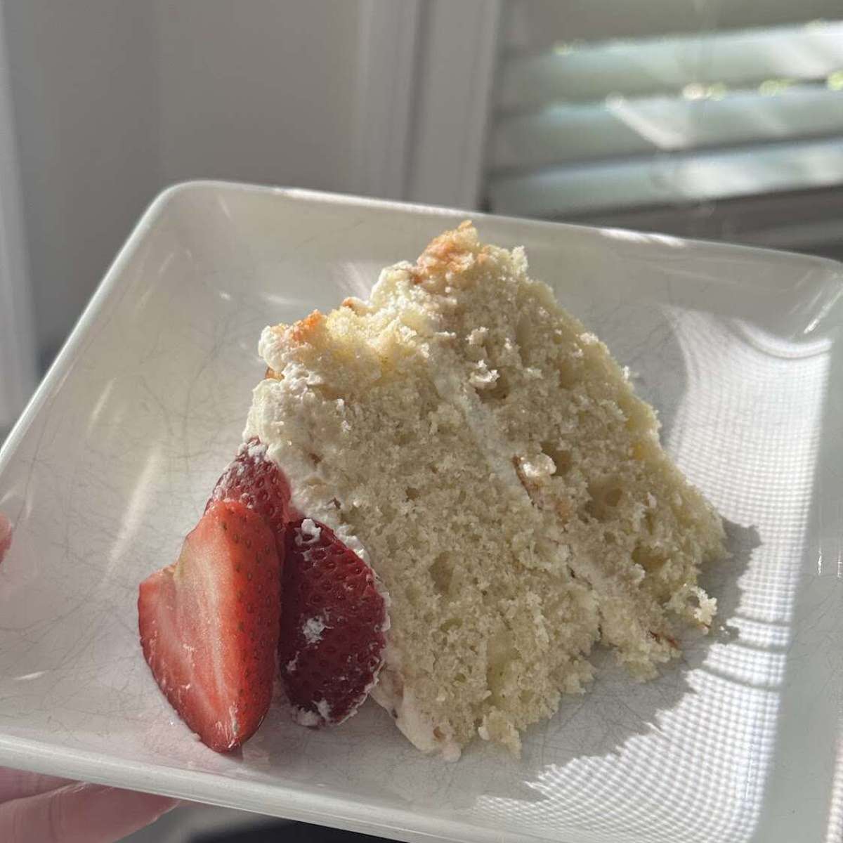 Light and Tender Whipped Cream Cake Recipe