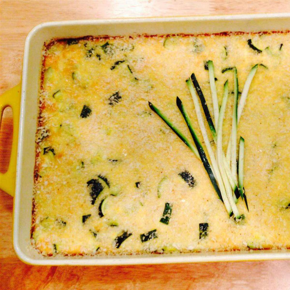 Cheesy Zucchini and Rice Frittata Recipe