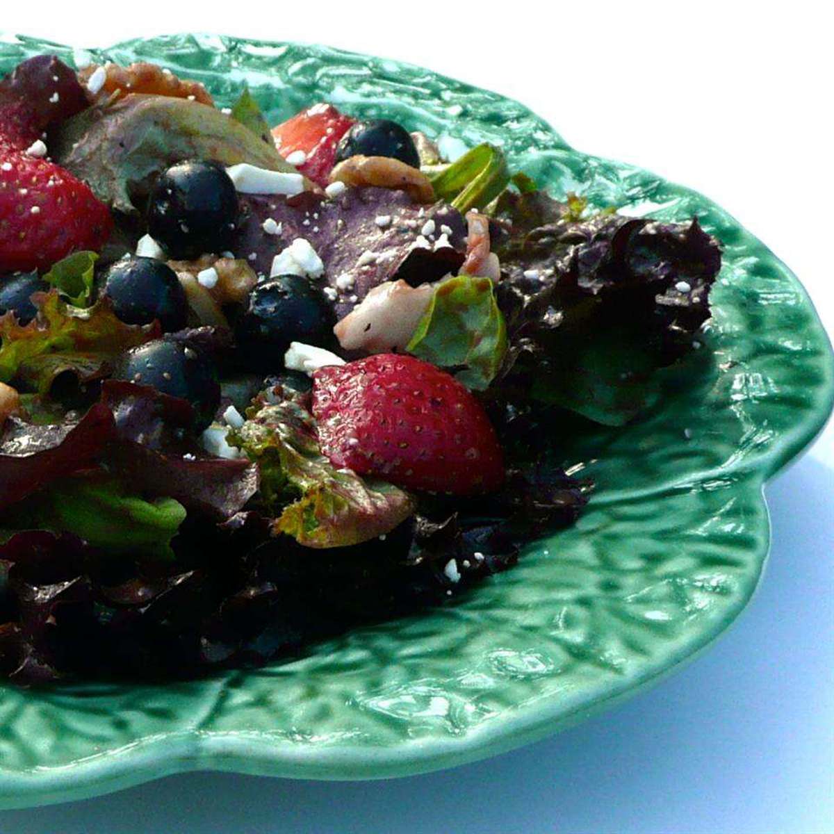 Spring Salad Recipe with Blueberry Balsamic Vinaigrette