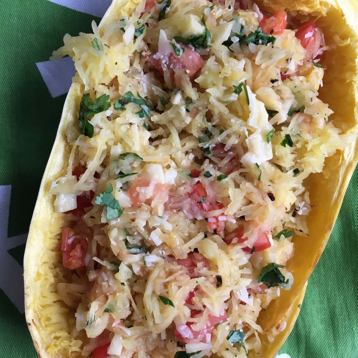Easy Cheesy Spaghetti Squash Bowl Recipe