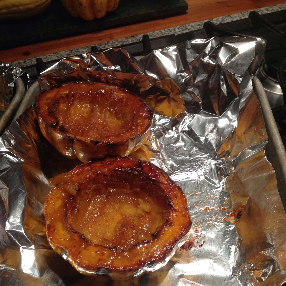 Roasted Acorn Squash and Crawfish Bisque Recipe