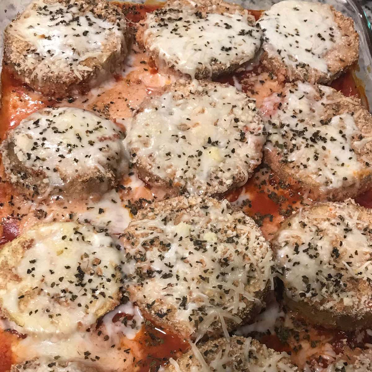 Healthy Baked Eggplant Parmesan Recipe