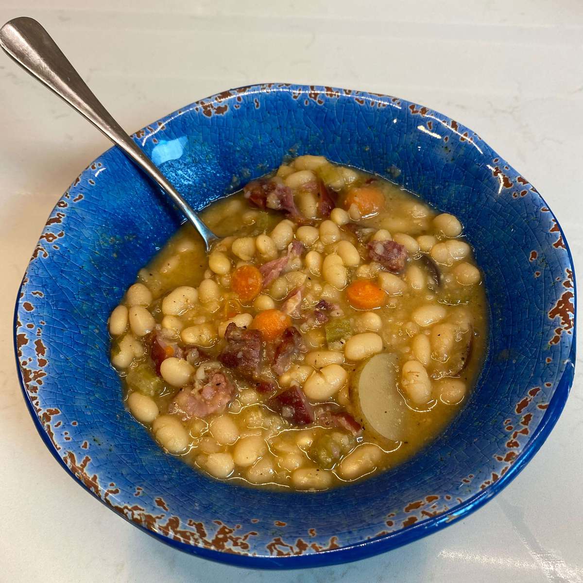 Ham and Navy Bean Soup Recipe: Comforting & Easy!