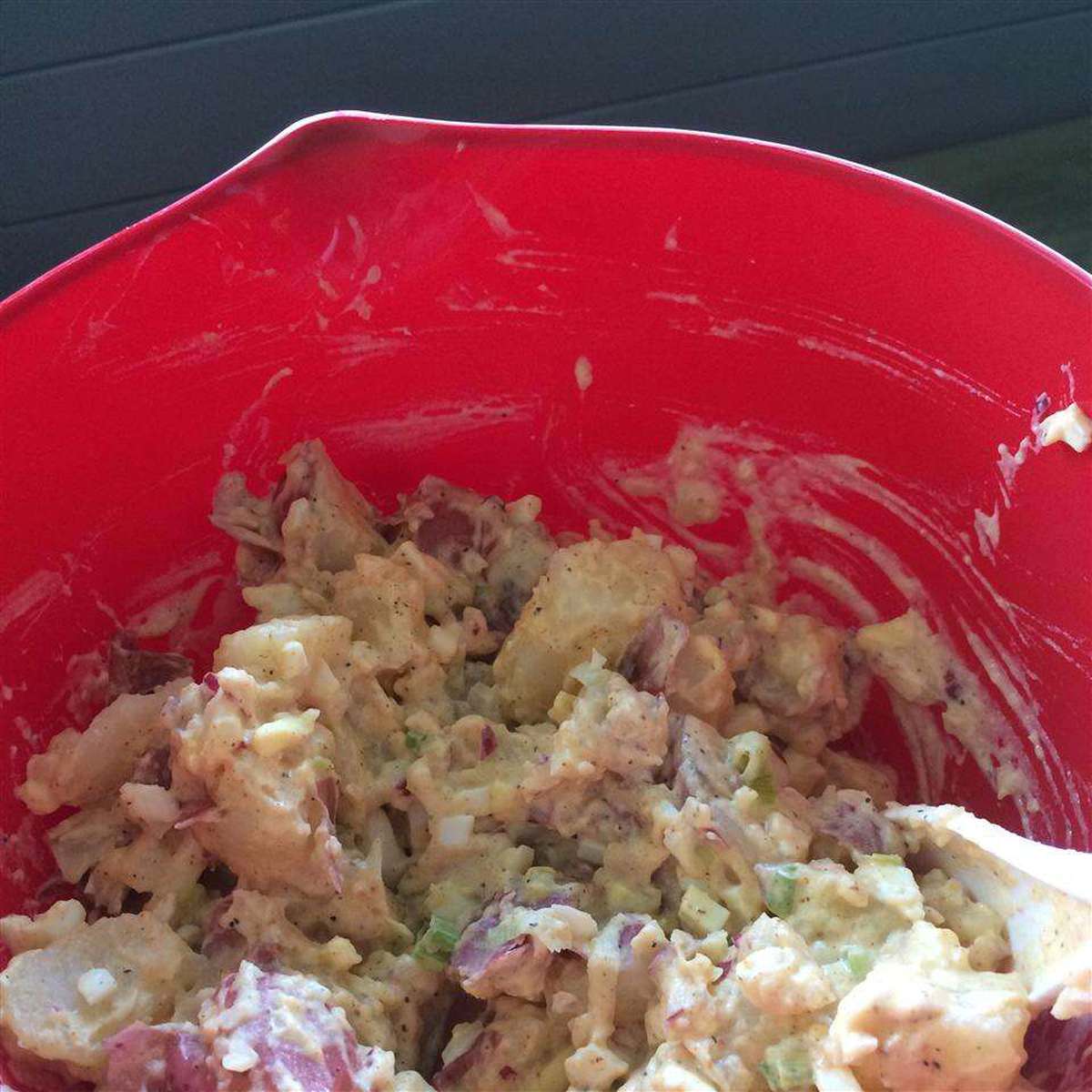 Tangy Warm Dijon Potato Salad Recipe