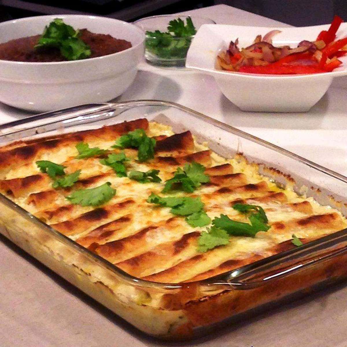 Easy Creamy Shrimp Enchiladas Recipe