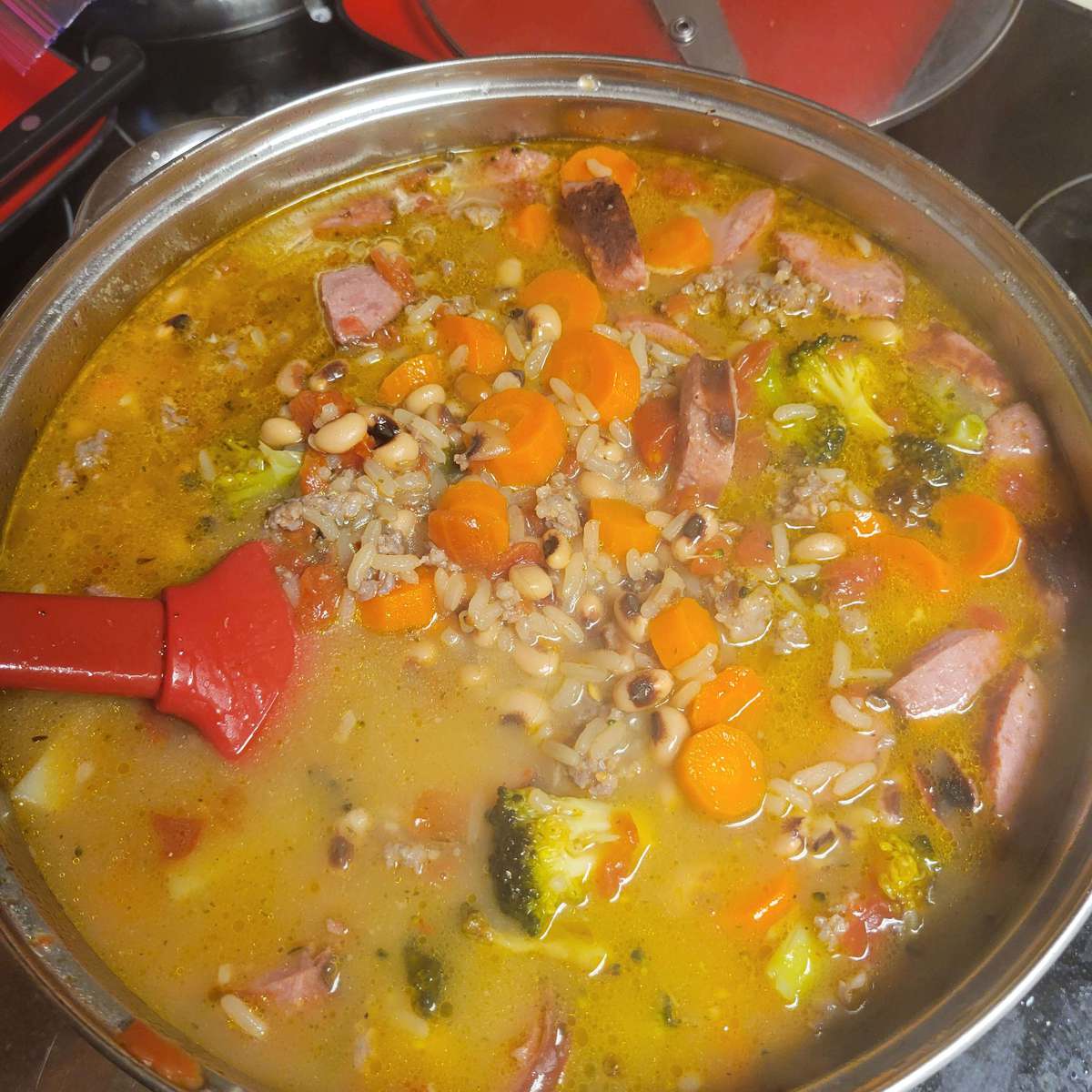 Easy Hoppin' John Soup Recipe