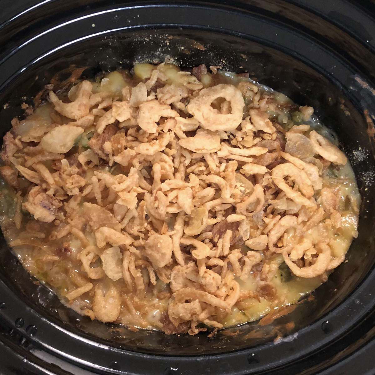 Easy Slow Cooker Green Bean Casserole Recipe