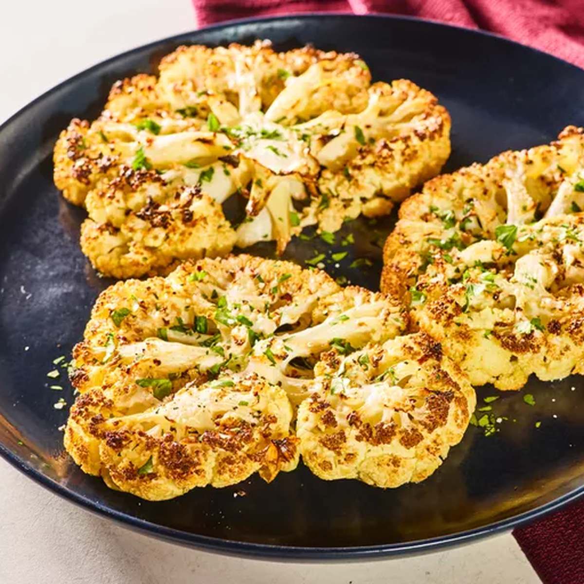 Oven Roasted Cauliflower Steaks Recipe